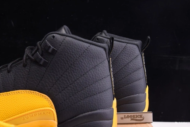 Reps TBK Retro University Air Black Gold 130690-070 12 Jordan 0731